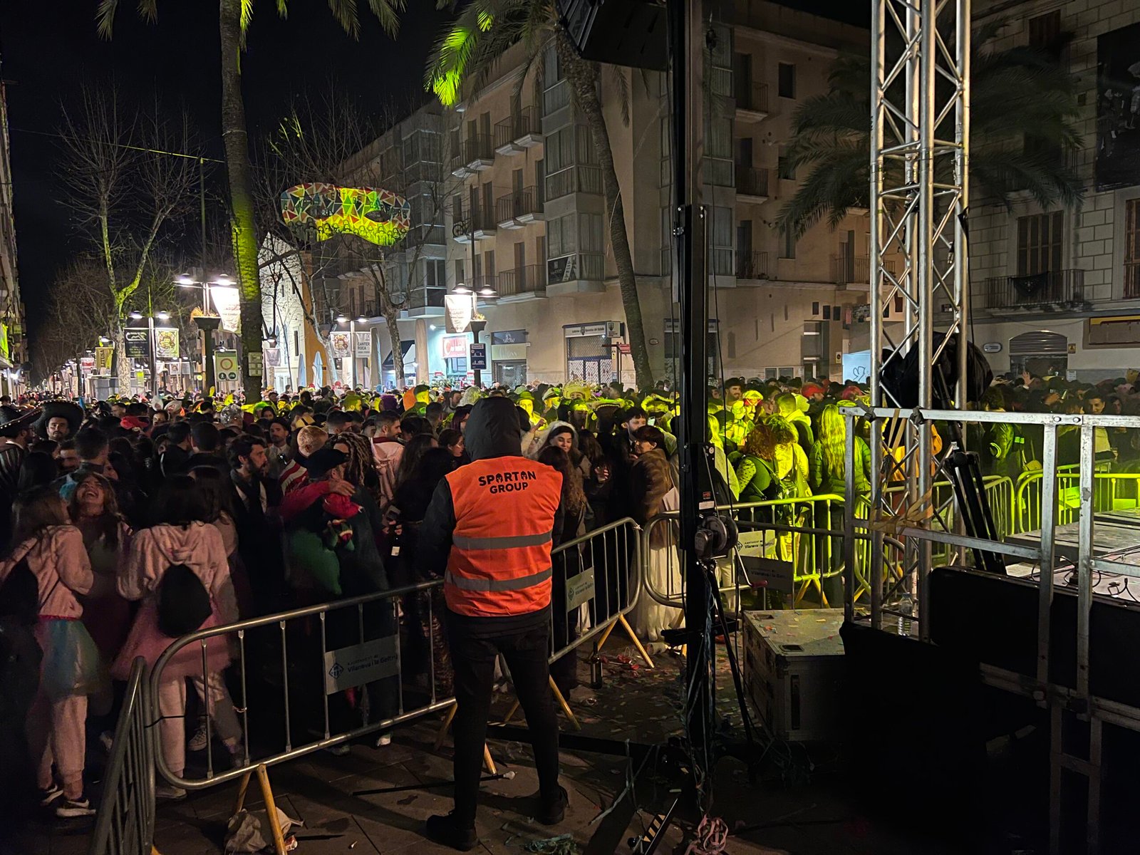 seguridad en conciertos en Barcelona